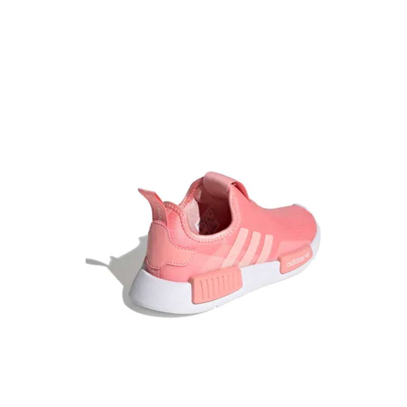 Adidas Originals NMD 360 C Non-slip Lightweight Low-Top Running Shoes Pink White Children Aged 3-7 Years Old-3