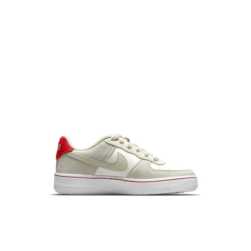 Air Force 1 LV8 S50 GS 'Light Stone University Red'-1
