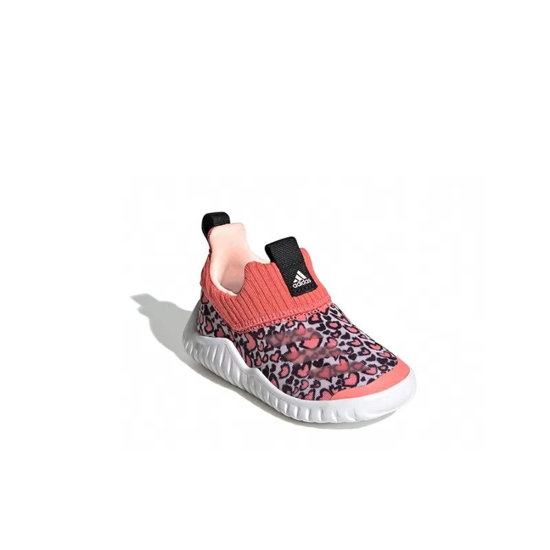 Adidas Rapidazen 2 I Slip Resistant Low Top Toddler Shoes Pink White Infant And Toddler-2