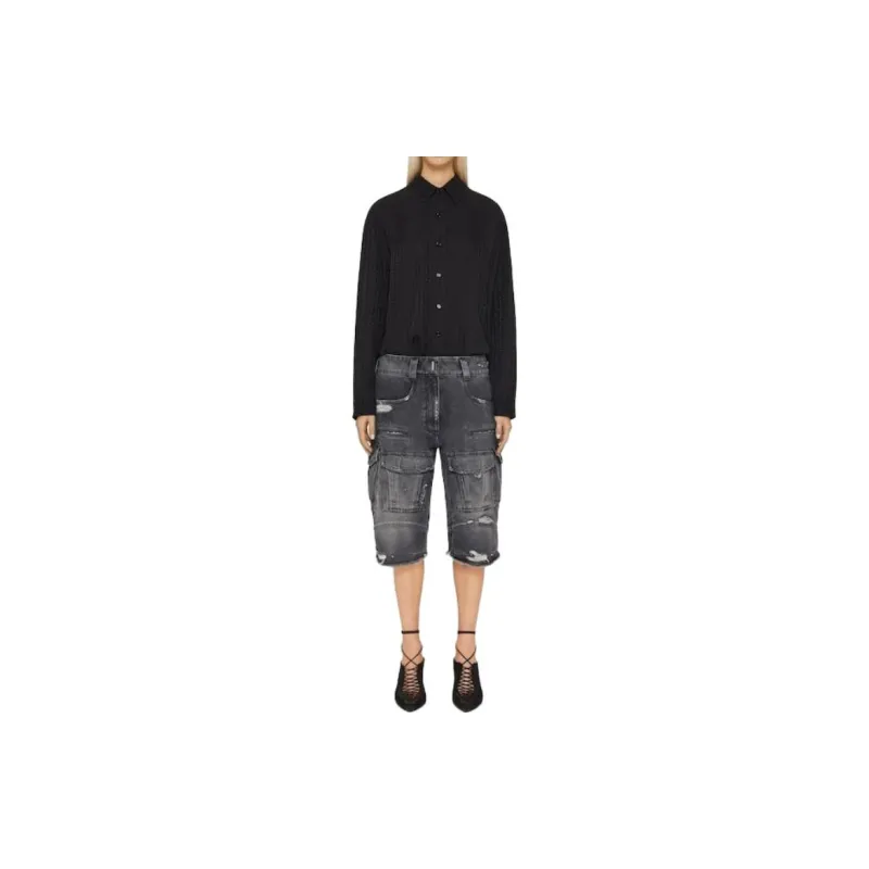 Givenchy Ruffled Buttoned Shirt-1