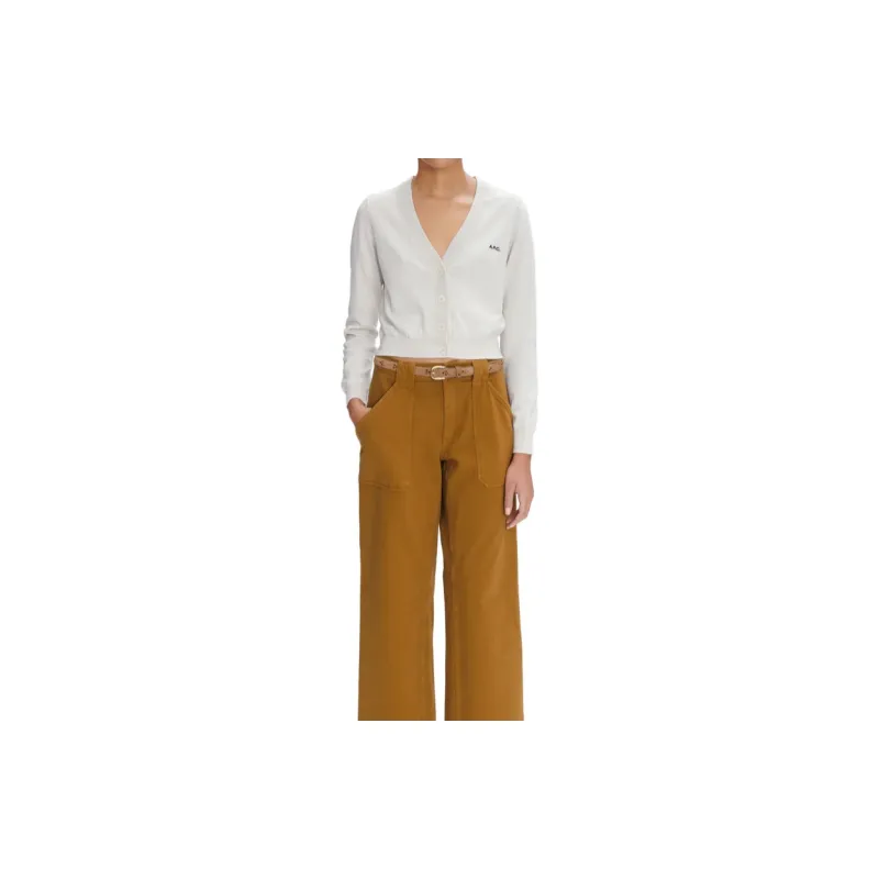 A.P.C V-Neck Knitted Cardigan-1