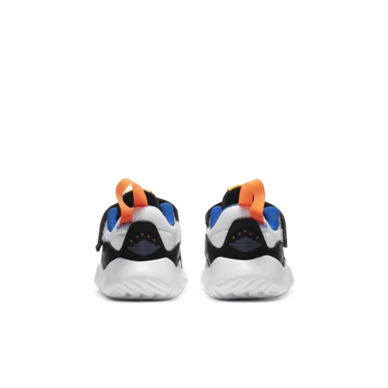 Jordan Delta Cushioning, Wear Resistant Low Top Sports Casual Shoes Black White Orange Infant And Toddler-4