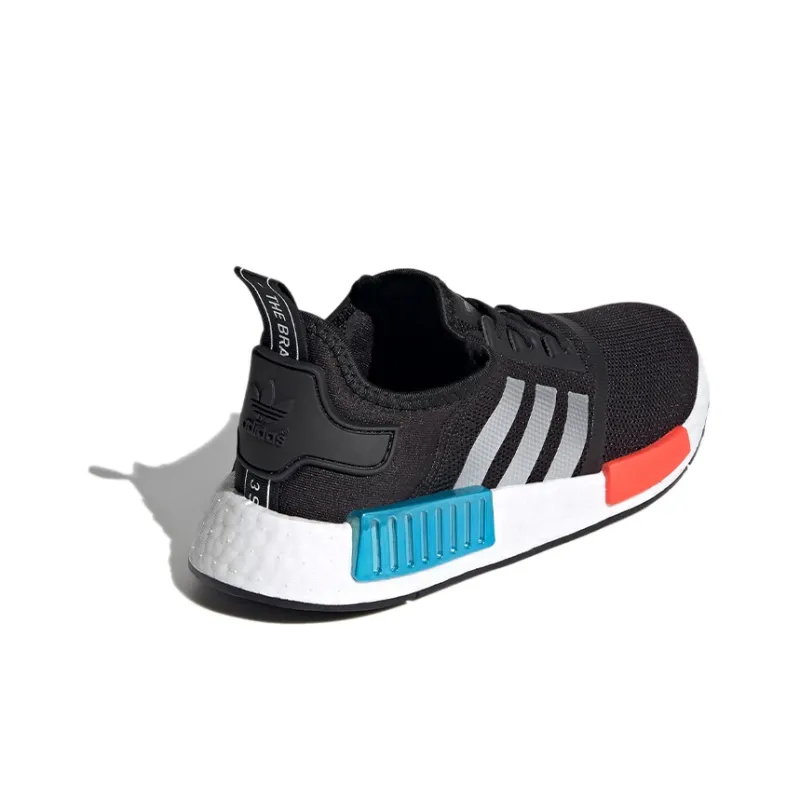 Adidas NMD R1 Black Silver Solar Red GS-3