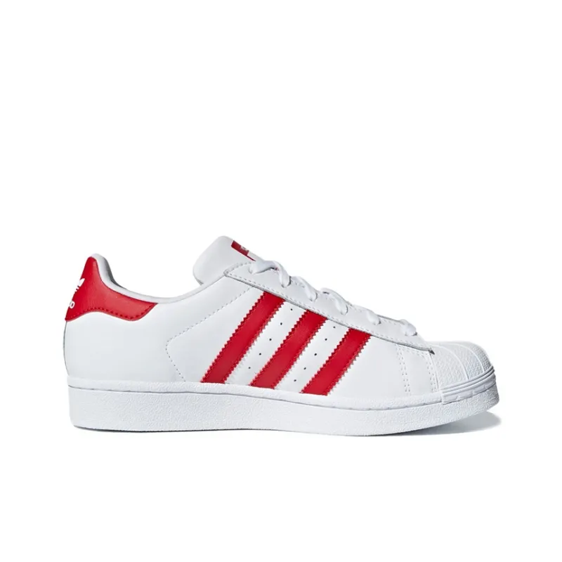 Adidas Superstar Cloud White Scarlet GS-1