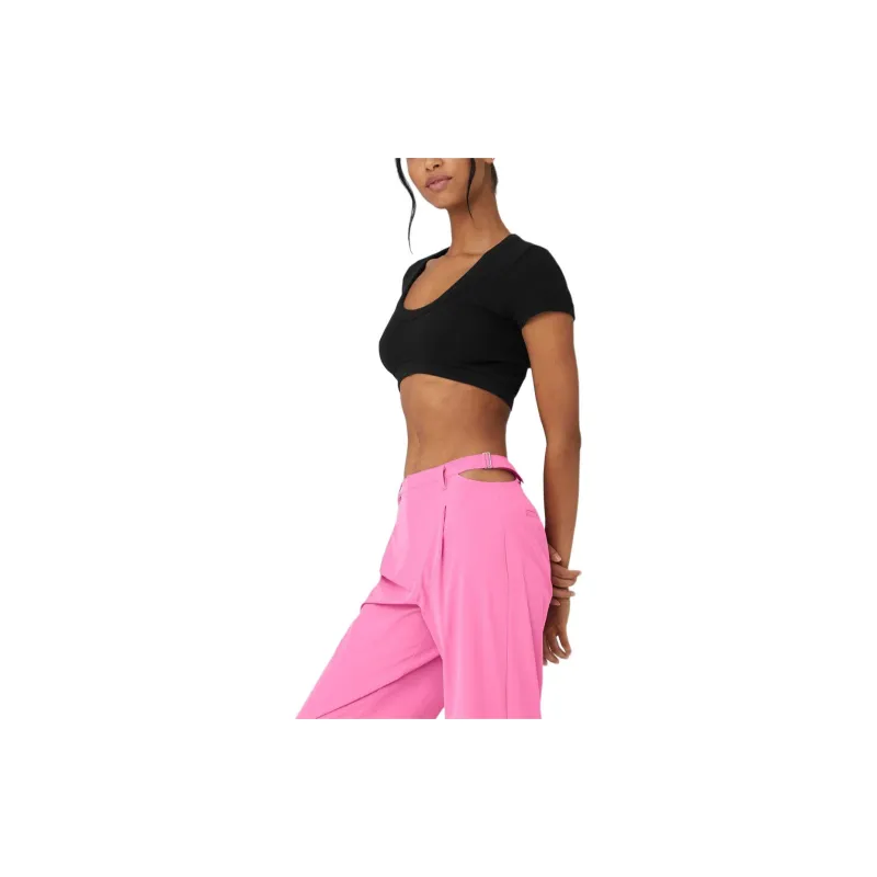 Alo Yoga Short Sleeved T Shirts Women's-4