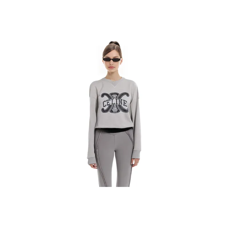 CELINE Sweatshirt Women's White-5
