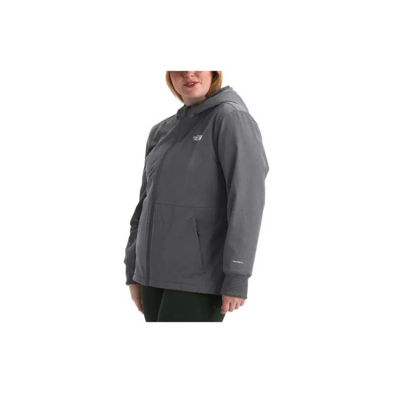 THE NORTH FACE Plus Shelbe Raschel Jackets Coats Women's Smoky Pearl Amethyst-1
