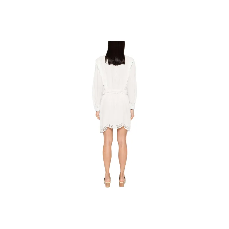 ISABEL MARANT ETOILE Felie V Neck Mini Dress-2