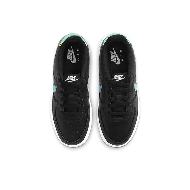 Nike Air Force 1 Low LV8 Digital Swoosh Black GS-3