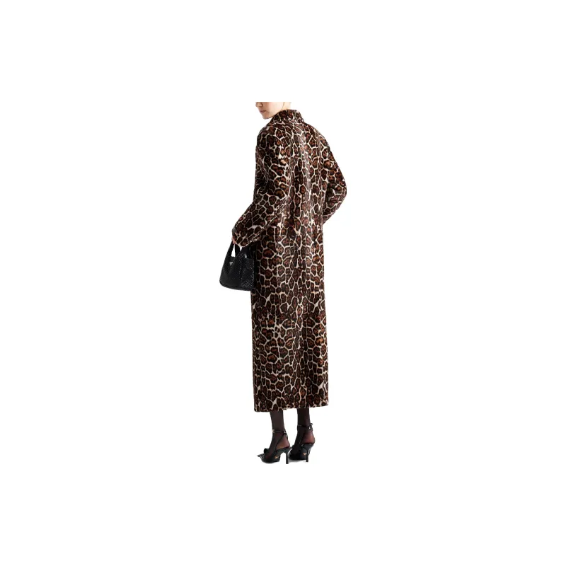 PRADA FW23 Leather Jacket Women's Dark Brown-2