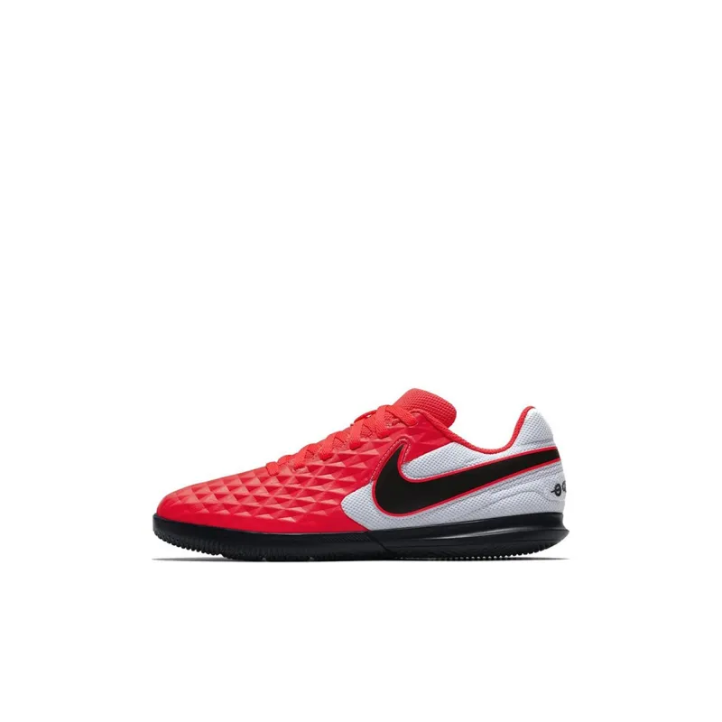 Nike Tiempo Legend 8 Club Ic Jr Low Top Kids' Soccer Shoes White Black Red Kids'-0