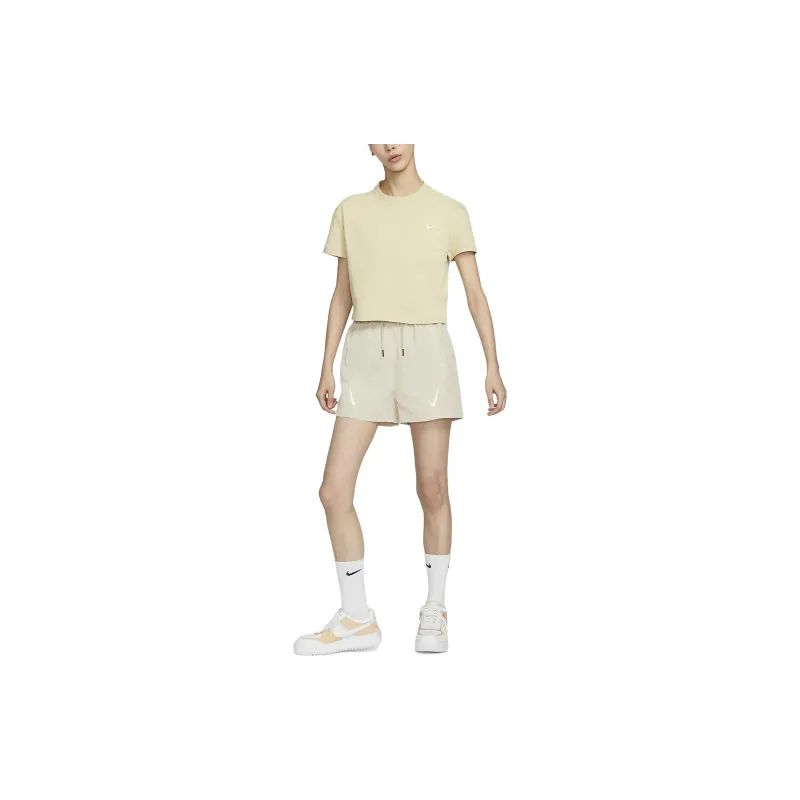 Nike Drop Shoulder Sleeve T Shirt Women's Team Gold-2