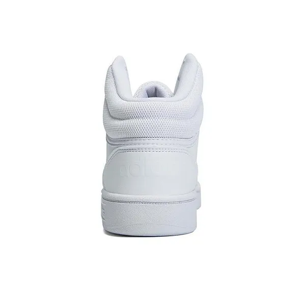 Adidas Neo Hoops Mid 3.0 K Slip Resistant Cushioning Abrasion Resistant Mid Top Kids' Skateboarding Shoes White Kids'-3