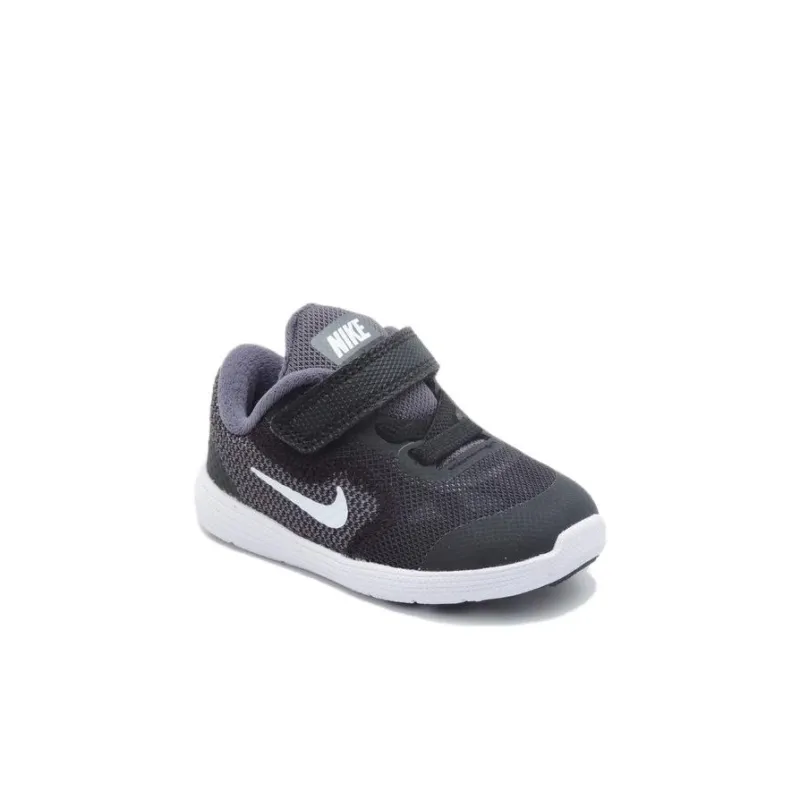 Nike REVOLUTION 3 Low Top Toddler Shoes Black Gray Infant And Toddler-1