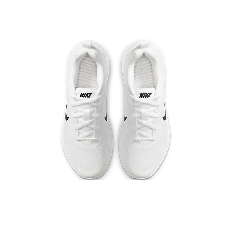 Nike Wearallday Cushioning Anti-Slip Wear-Resistant Breathability Low-Top Kids' Running Shoes White Teenagers-3