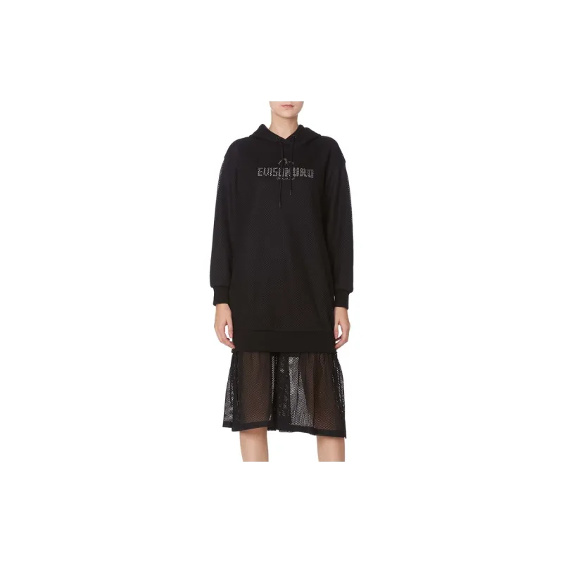 EVISU Long Sleeved Dresses Women's Black-2