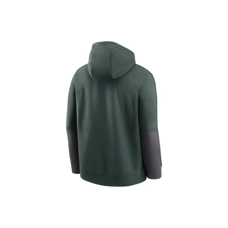 Nike Michigan State Spartans Sideline Team Issue Club Men's Nike College Pullover Hoodie-1