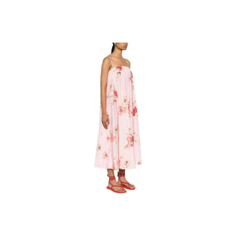 Zimmermann SS24 Slip Dresses Women's Light Pink-3
