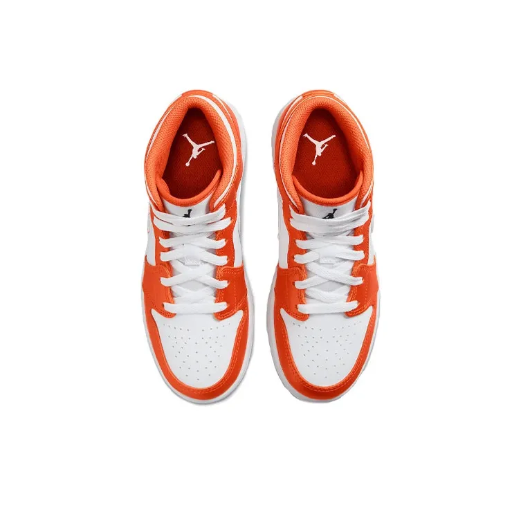 Jordan 1 Mid Metallic Orange GS-4