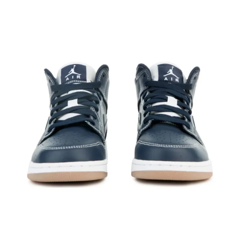 Jordan 1 Retro Mid GS Obsidian-2