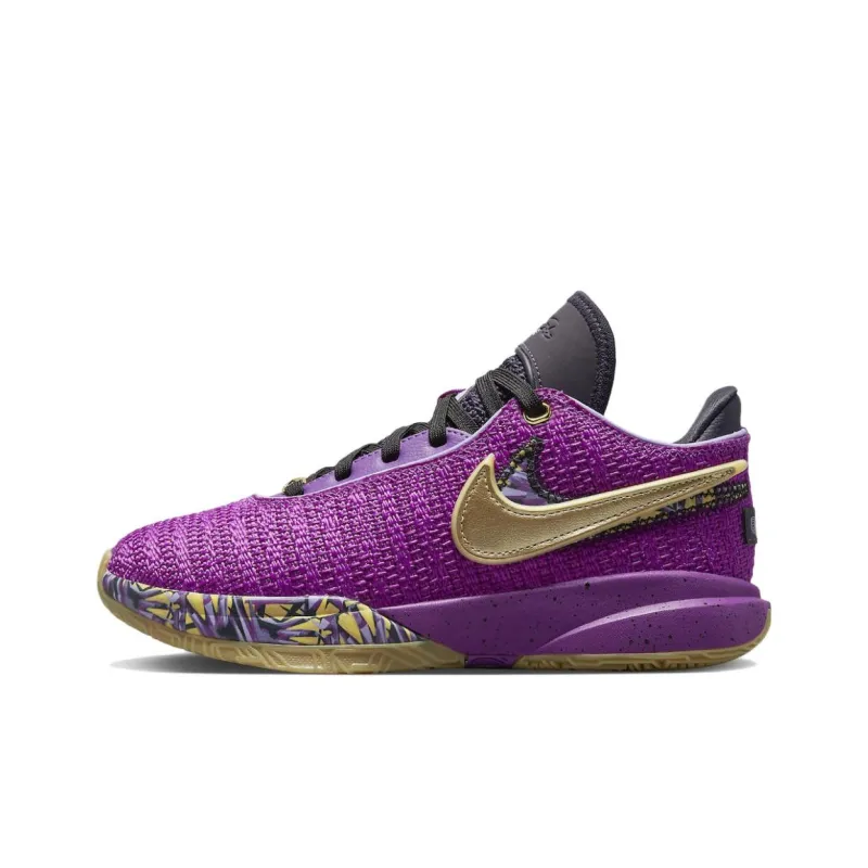 Nike LeBron 20 SE Vivid Purple GS - POIZON