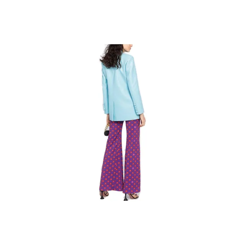 NATASHA ZINKO Casual Pants Women's Purple-3