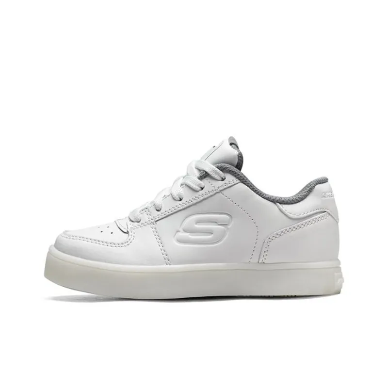 Skechers Energy Lights Elate Low-Top Kids' Skateboarding Shoes White Teenagers-0