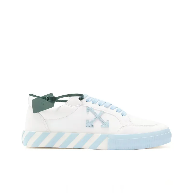 OFF WHITE Vulcanized Low Sneaker 'White Blue'-1