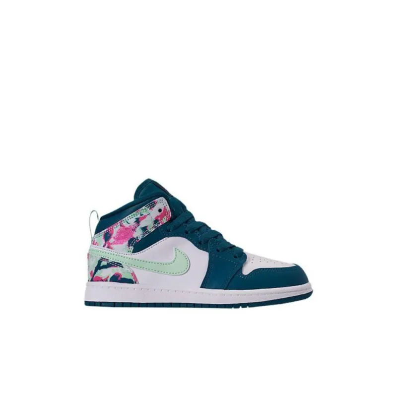 Jordan 1 Mid PS Green Abyss Frosted Spruce-1