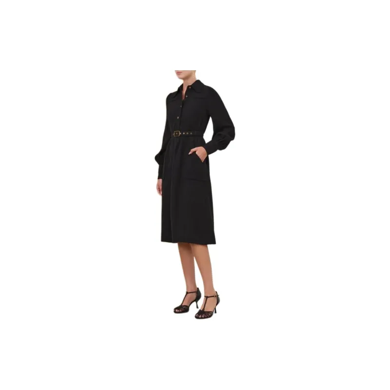 Zimmermann SS24 Long-Sleeved Dresses Women's Black-2