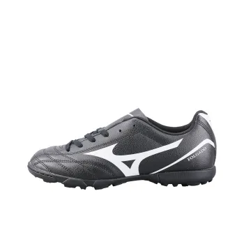 Mizuno Potrero Wide Jr.as Slip Resistant Cushioning Abrasion Resistant Low Top Kids' Soccer Shoes Black White Teenagers