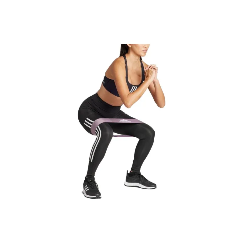 Adidas Powerimpact Training Medium Support Three Stripe Bra Sports Underwear Women's Black-3