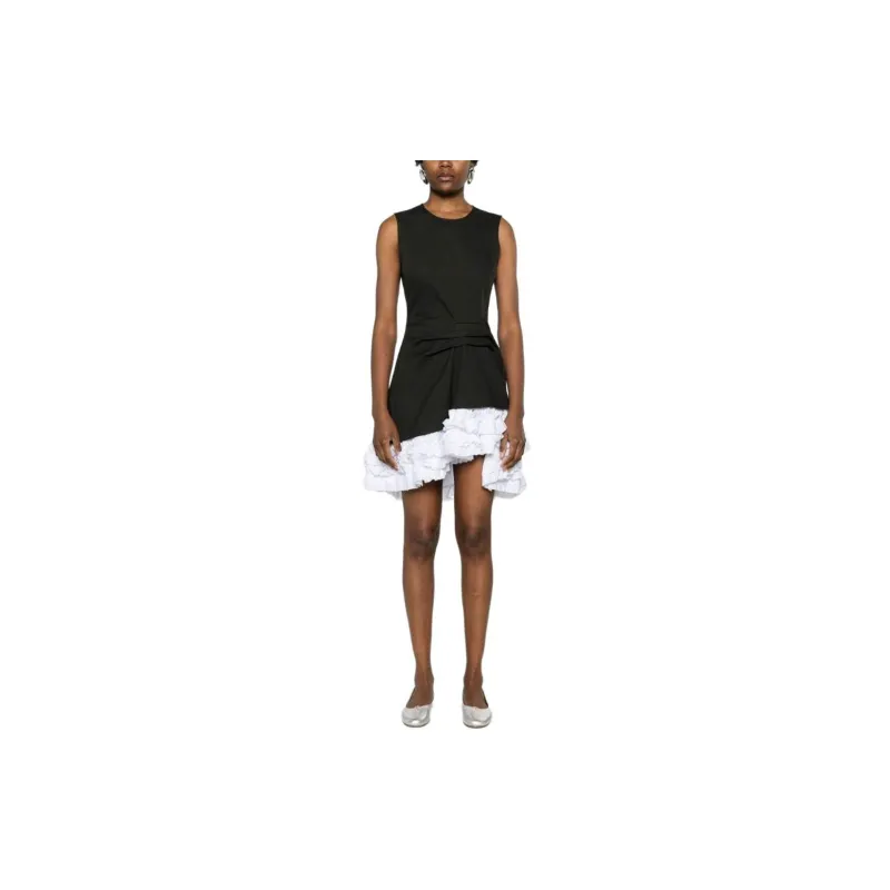 Molly Goddard SS24 Sleeveless Dress Women's Black-1