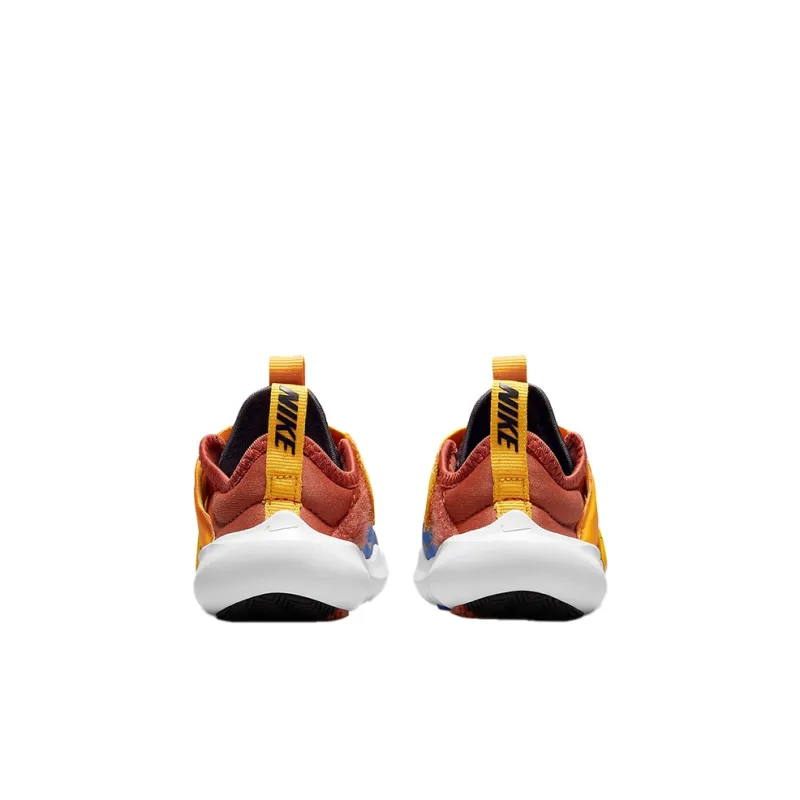 Nike Flex Advance Hook and Loop Low Top Toddler Shoes Gray Orange Infant And Toddler-4