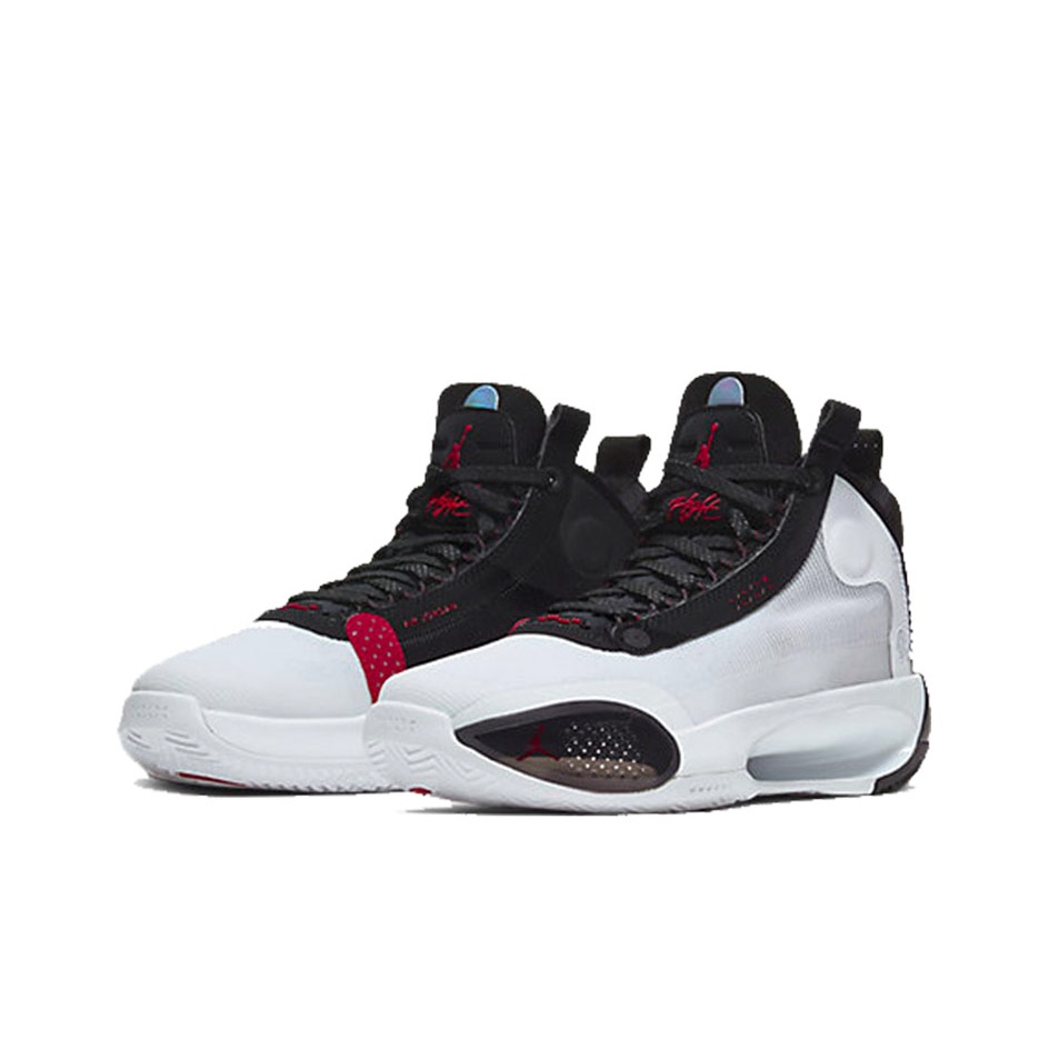 Nike Air Jordan popular XXXIV Shoes in White/Black/Red Orbit