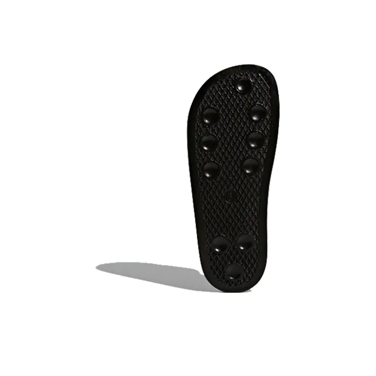 Adidas Originals ADILETTE Slip Resistant Quick Dry Kids' Slippers Black White Teenagers-5