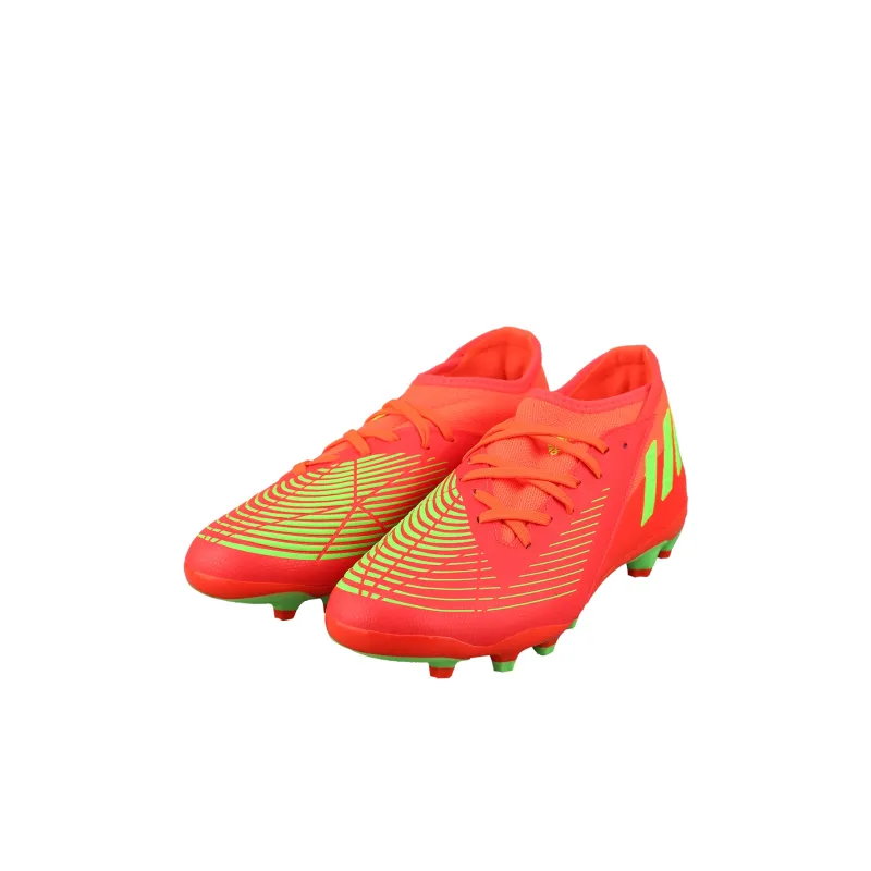 Adidas Edge.3 Mg J Anti Slip Wear Resistant Low Top Kids' Soccer Shoes Red Kids'-2