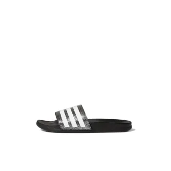 Adidas Adilette Series EVA Slip Resistant Kids' Slippers Black White Kids'