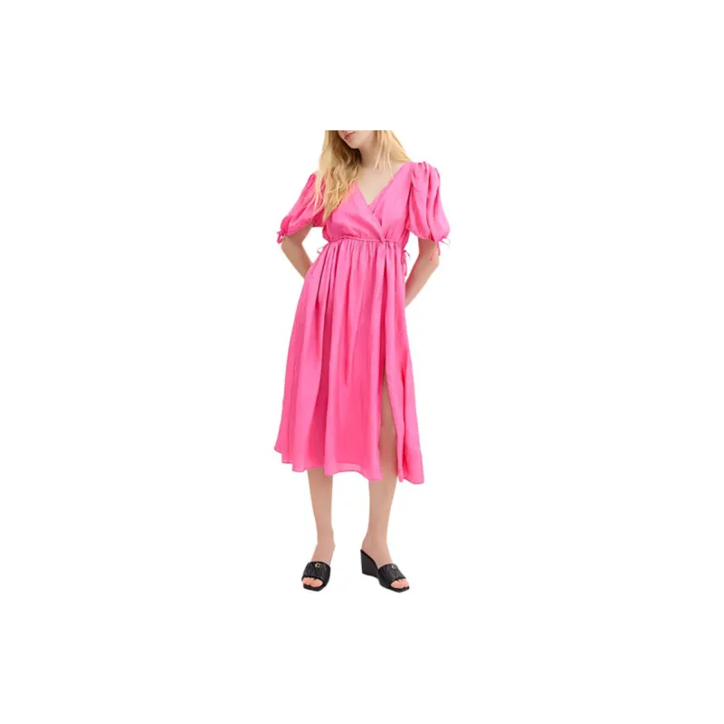 COACH SS24 Short Sleeved Dresses Women's Pink-1