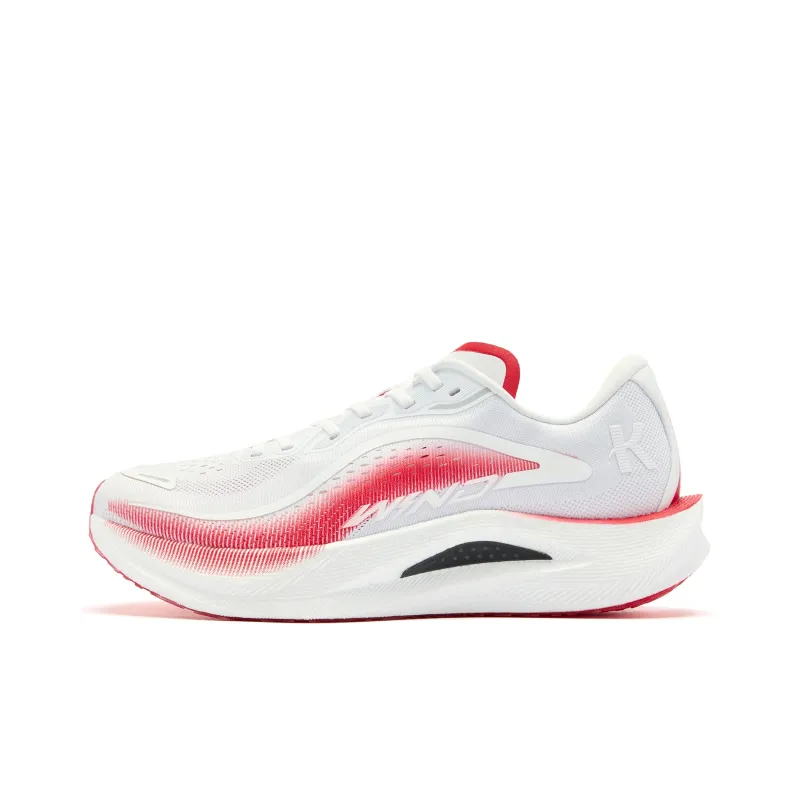 QIAODAN Strong Winds 2.0 Running Shoes Women's Low Top Tomato Red Lightning Blue-1