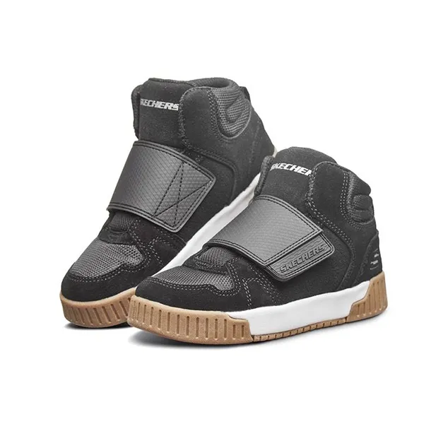 Skechers Adapters High-Top Kids' Skateboarding Shoes Black Teenagers-2