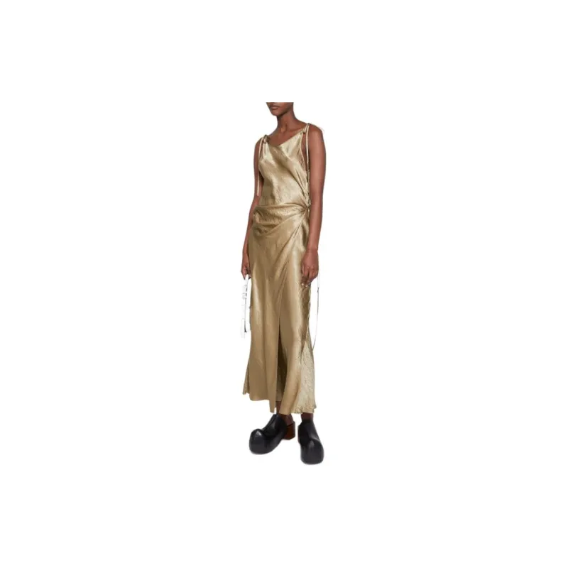 Acne Studios Sleeveless Satin Maxi Dress-3