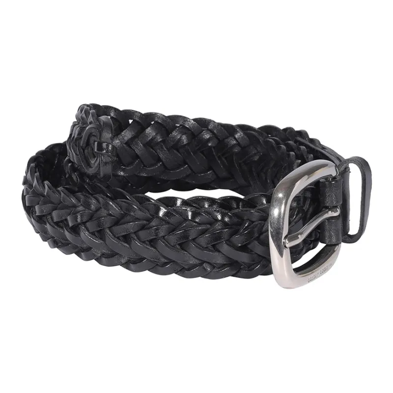 Golden Goose Houston Braided Buckle Belt-3