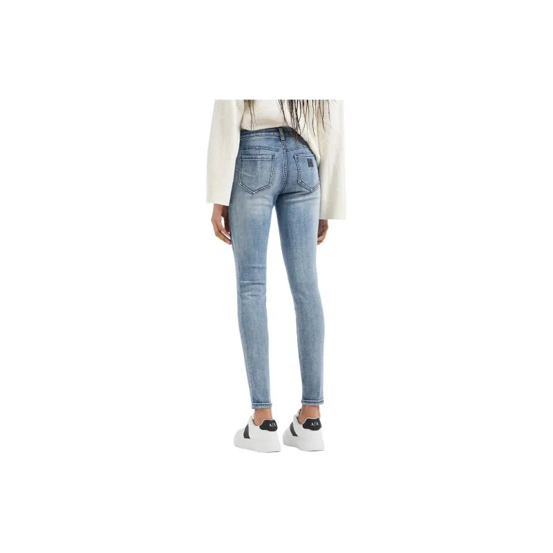ARMANI EXCHANGEAE SS24 Jeans Women's Indigo-2