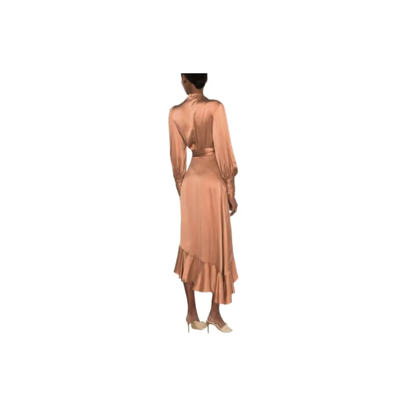 Zimmermann Ruffle-hem Silk Dress-2