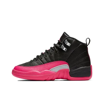 Jordan 12 Retro Black Deadly Pink GS