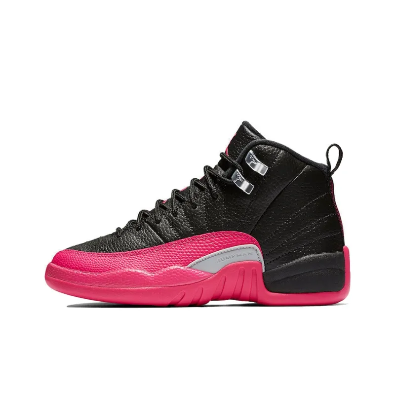 Jordan 12 Retro Black Deadly Pink GS-0