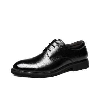 CHINT Dress Shoes Men Low Top Black
