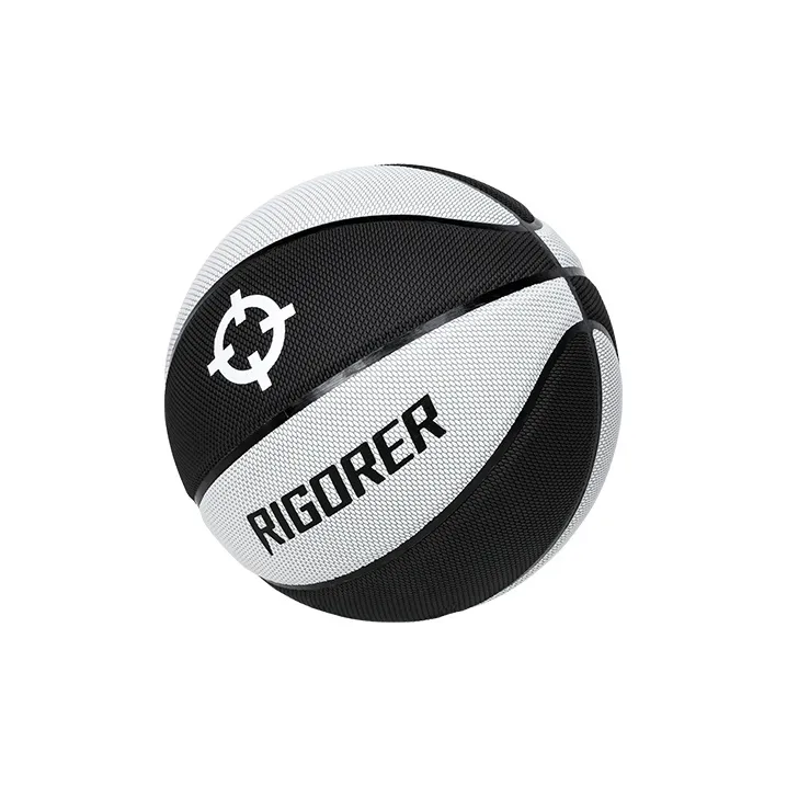 RIGORER PU Basketball Black Gray Size 7 Training Unisex-2