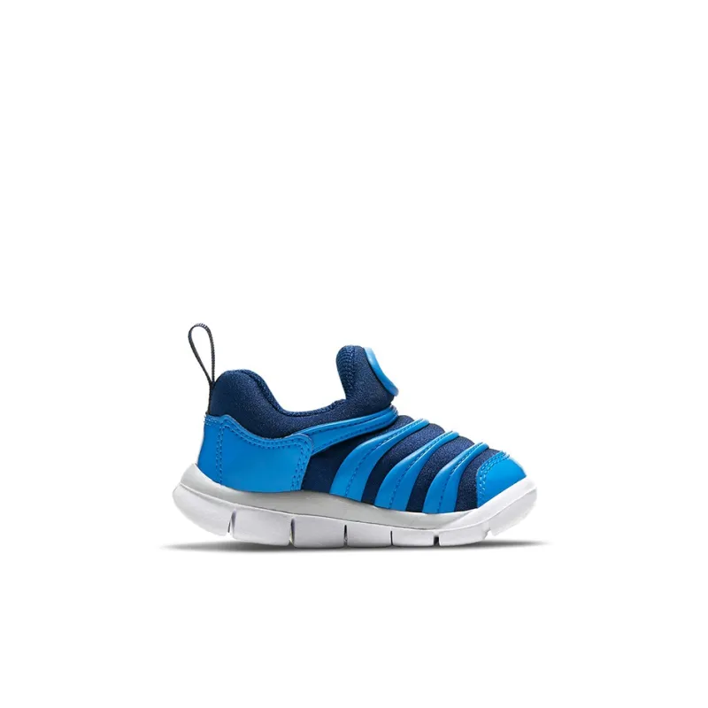 Nike Dynamo Free Caterpillar Low Top Sports Casual Shoes Blue White Infant And Toddler-1